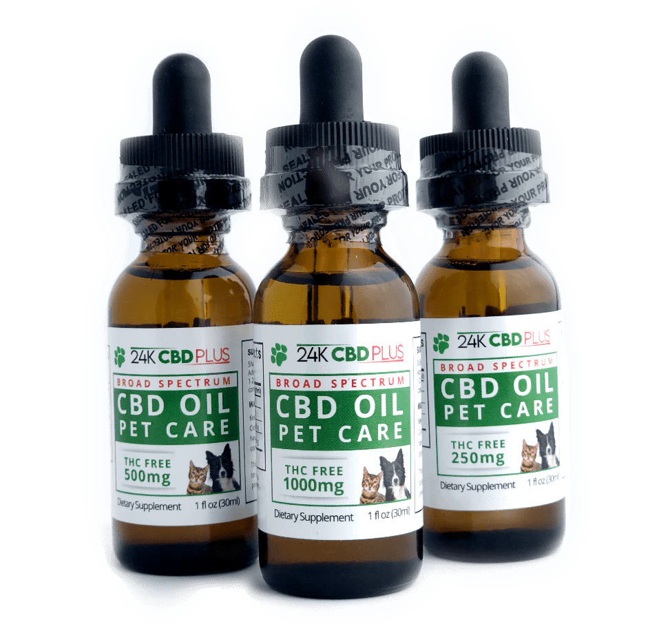 CBD for Pets: Available only at 24K CBD Plus